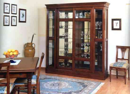 Ampliar Cristaleira Classico 41 no site da Marcenaria Martins Móvel Cristaleira Classico 41