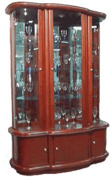 Ampliar Cristaleira Classico 55 no site da Marcenaria Martins Móvel Cristaleira Classico 55