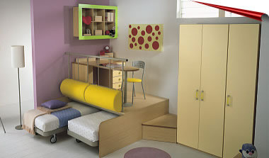 Móvel Dormitorio Juvenil Moderno 180