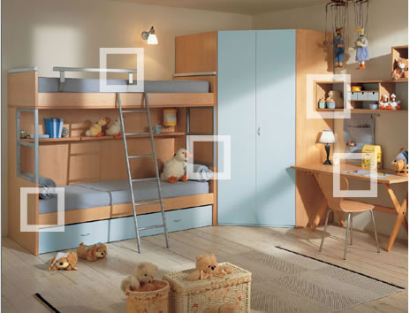 Móvel Dormitorio Juvenil Moderno 205