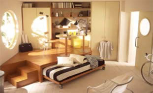 Móvel Dormitorio Solteiro Atual 60