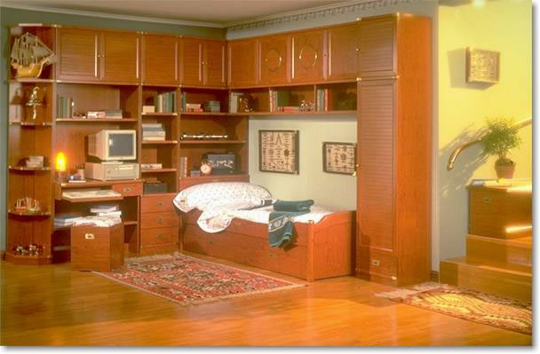 Móvel Dormitorio Solteiro Classico 22