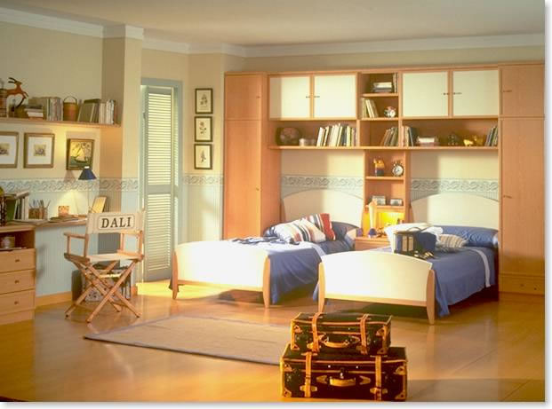 Móvel Dormitorio Solteiro Classico 30