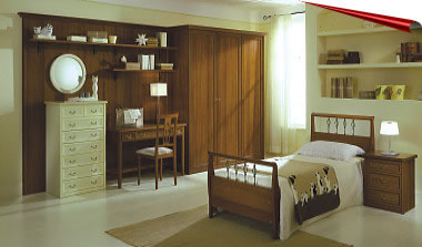 Móvel Dormitorio Solteiro Classico 45