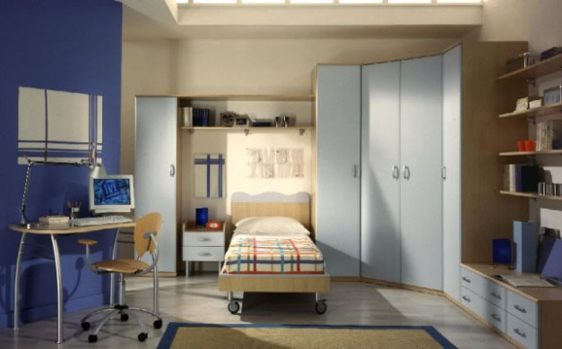 Móvel Dormitorio Solteiro Moderno 157