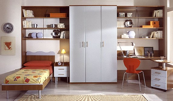 Móvel Dormitorio Solteiro Moderno 159