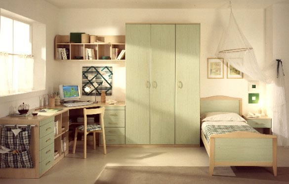 Móvel Dormitorio Solteiro Moderno 160