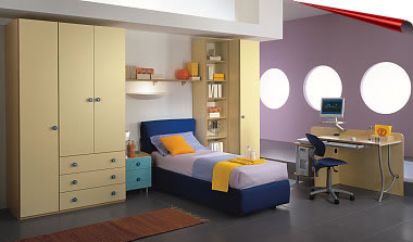 Móvel Dormitorio Solteiro Moderno 173