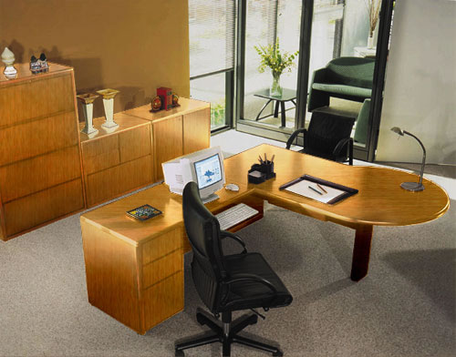 Móvel Escritorio Completo 55