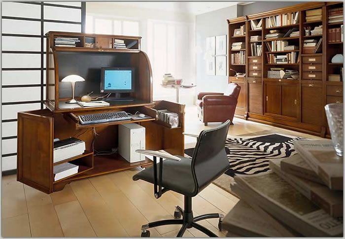 Ampliar Home Office Classico 17 no site da Marcenaria Martins Móvel Home Office Classico 17