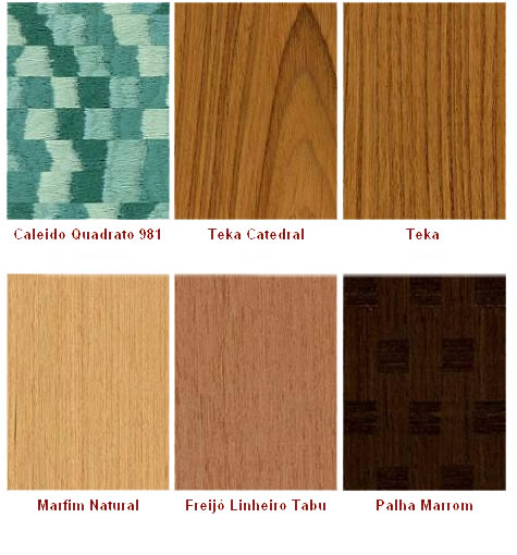 Lâminas de madeira xadrez