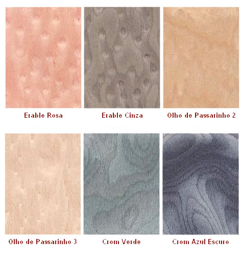 lâminas de madeira recompostas