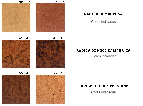 Lâmina tingida radica madrona california persiana