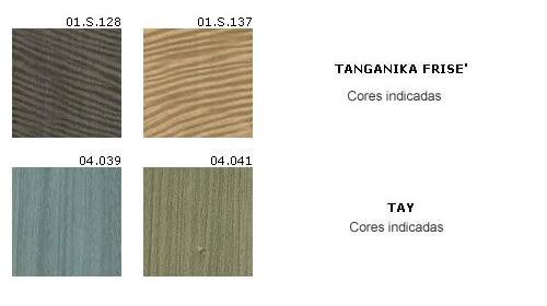 Lâmina tingida tanganika frise tay